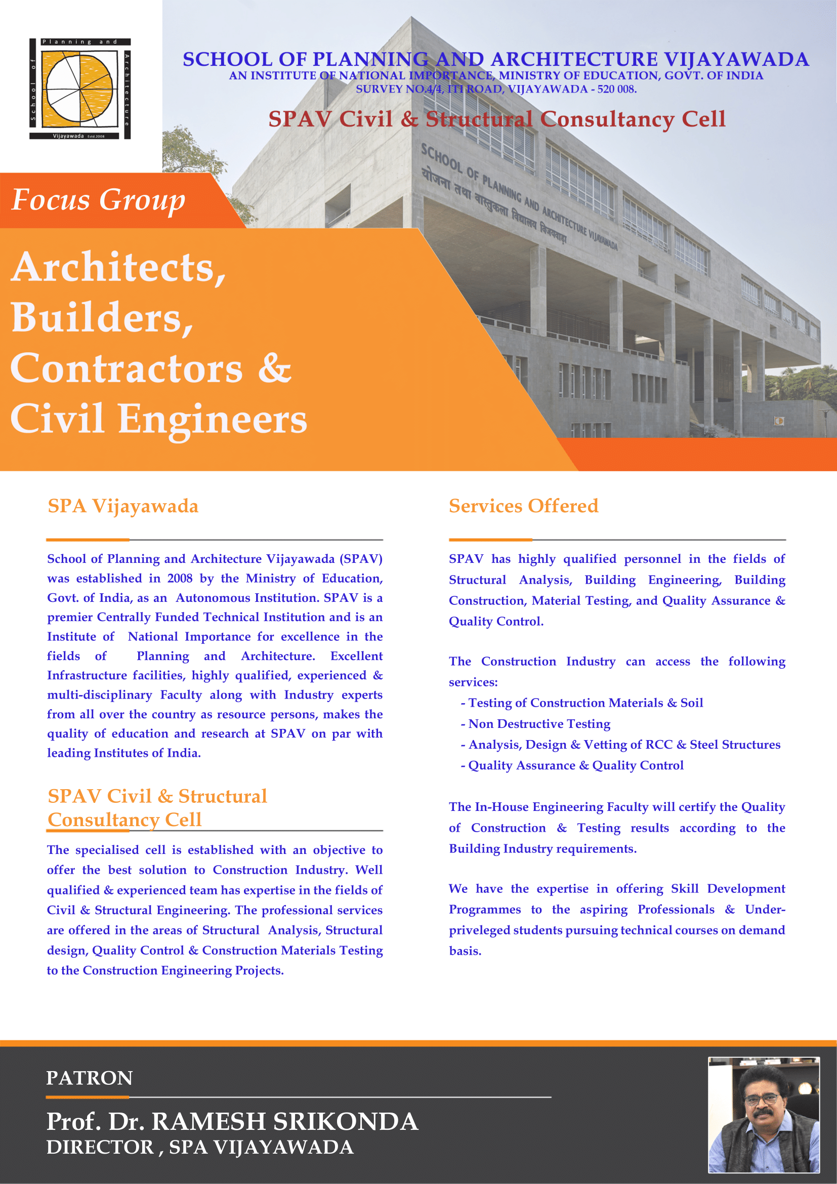 SPAV Civil & Structural Consultancy Brochure - Page 1